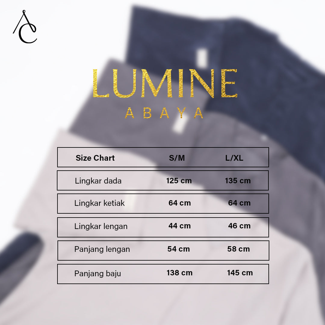 Lumine Abaya Cupro Signature