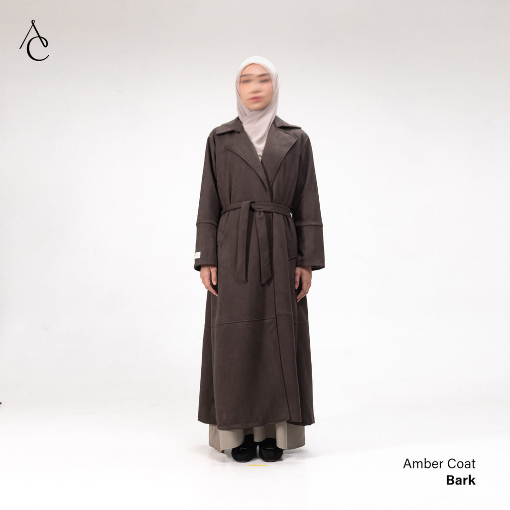 Amber Coat Suede