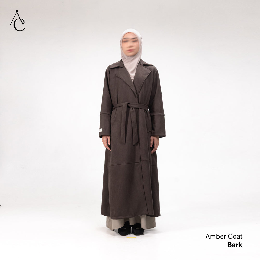 Amber Coat Suede