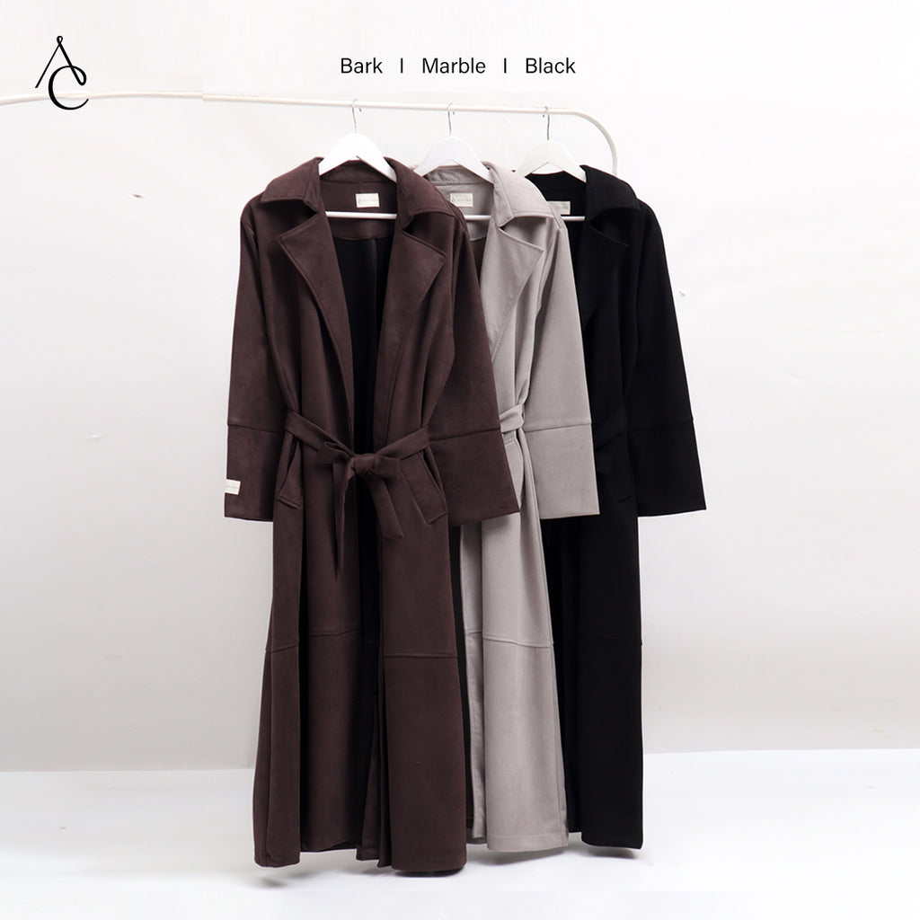 Amber Coat Suede