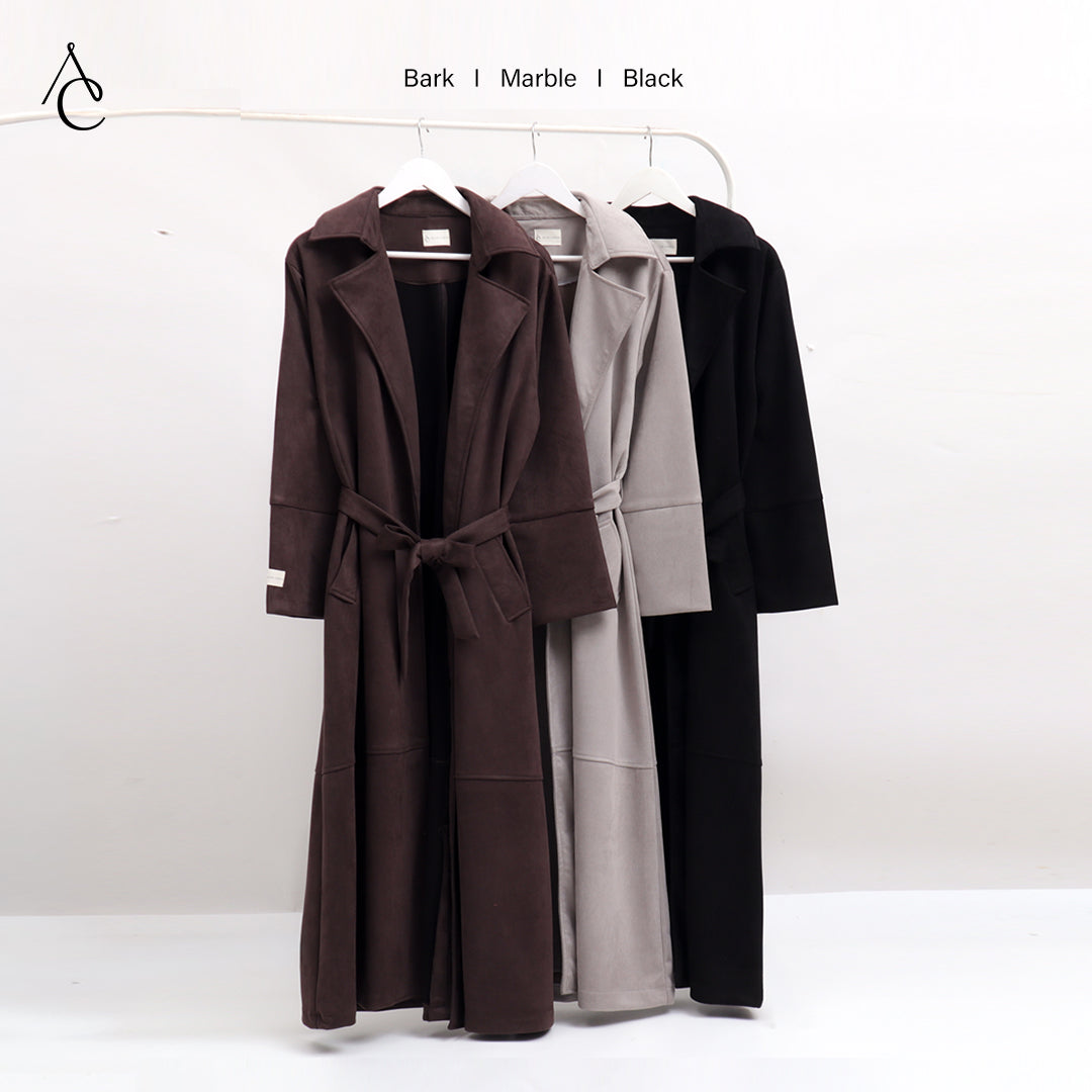 Amber Coat Suede